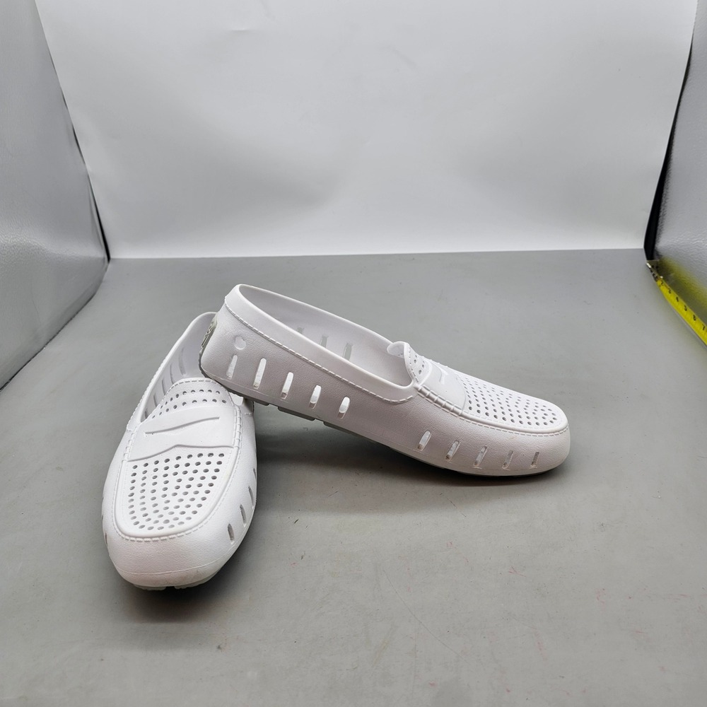 Floafers Bright White Country Club Driver EVA Foam Penny Loafer Water Shoes